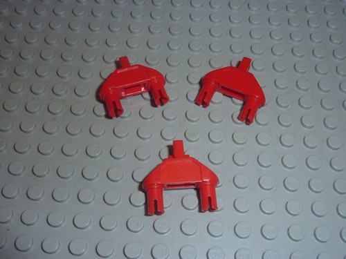 Lego red hinge - 1x3, with