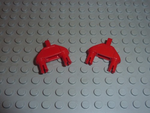 Lego red hinge - hinge, with