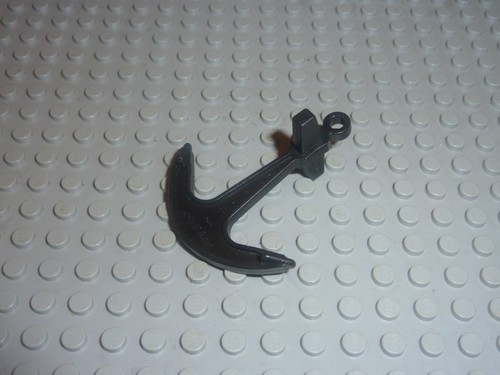 Lego black boat - black, anchor